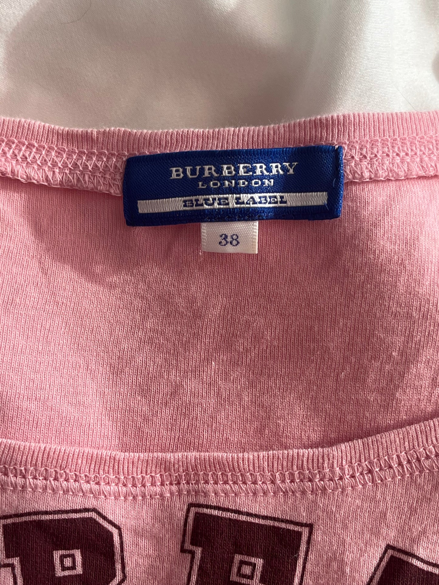 Burberry Blue Label Vintage Pink Label Top