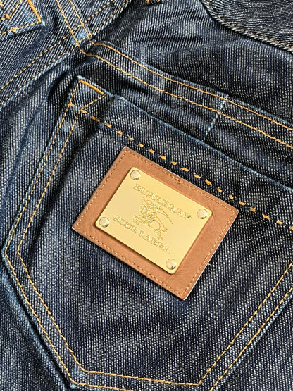 Burberry Blue Label Blue Burberry denim shorts