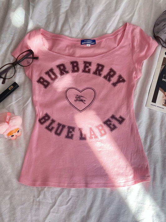 Burberry Blue Label Vintage Pink Label Top