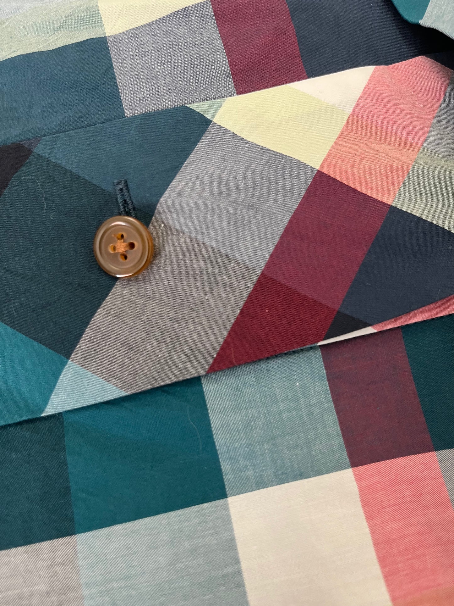 Vivienne Westwood Green and Red Checkered Shirt