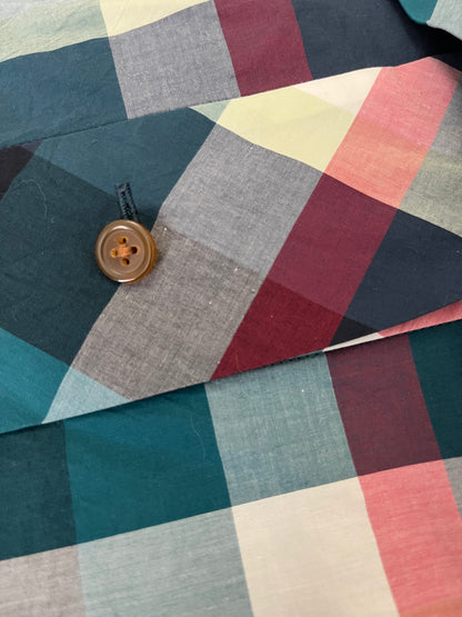 Vivienne Westwood Green and Red Checkered Shirt