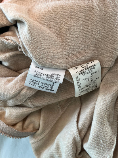 Burberry blue label multi -colored checkered long sleeve zip-up jacket